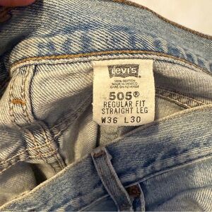 Levi's Blue Straight Leg Jeans Classic Denim